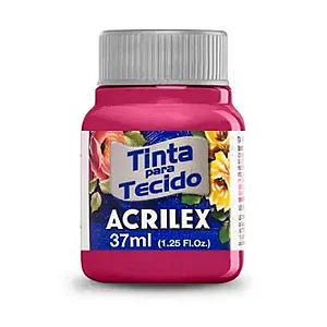TINTA PARA TECIDO ACRILEX 37 ML  ROSA ESCURO- 542
