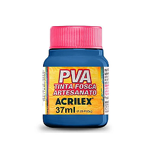 TINTA PVA ACRILEX AZUL TURQUESA  37ML - COD 501