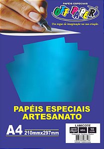 PAPEL LAMICOTE OFF PAPER  A4 250G 10 FLS