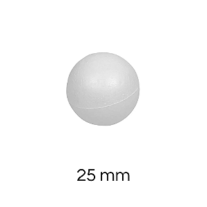 BOLA DE ISOPOR 25 MM