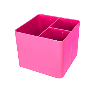PORTA OBJETO DELLO 3 DIVISORIAS FULL COLOR ROSA