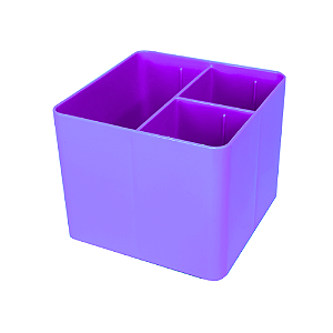 PORTA OBJETO DELLO 3 DIVISORIAS FULL COLOR ROXO