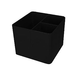 PORTA OBJETO DELLO 3 DIVISORIAS PRETO