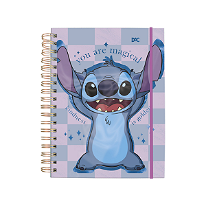 CADERNO SMART DAC UNIVERSITARIO STITCH 10 MATERIA 90M/G 80 FOLHAS