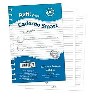 BLOCO REFIL DAC CADERNO INTELIGENTE COLEGIAL SMART C/48F