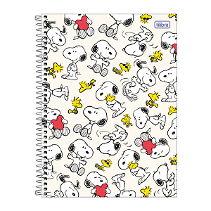 CADERNO 1MT TILIBRA  CONEECT SNOOPY 80 FLS
