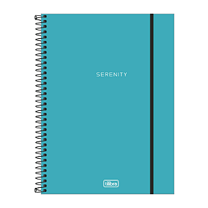 CADERNO 10 MATERIA TILIBRA NEON TILIBRA AZUL 160FLS