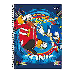 CADERNO 1 MATERIA TILIBRA SONIC 80FLS