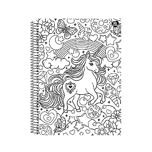 CADERNO ANIMATIVA 1MT ESPIRAL COLOR QUEST 80FLS