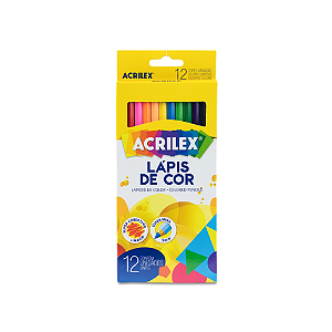 LAPIS DE COR ACRILEX 12 CORES