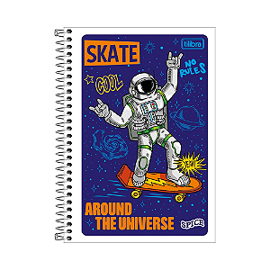 CADERNO TILIBRA 1/4 SPICE MASCULINO CAPA FLEX ESP 48F