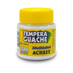 TINTA GUACHE ACRILEX 15ML BRANCA