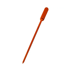LACRE P/MALORE NUMERADO 16CM - 100UND LARANJA