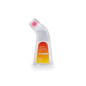 COLA LIQUIDA MAXPRINT TRANSPARENTE COM APLICADOR 70G