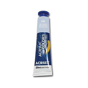TINTA ACRILICA ACRILEX GRIS NEUTRO 20ML - 311