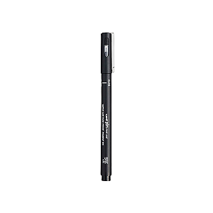 CANETA NANQUIM UNI PIN 0.4 PRETA