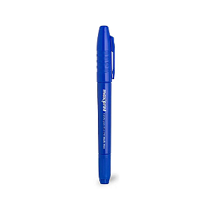 MARCADOR PERMANENTE CD E DVD MAXPRINT DUAS PONTAS AZUL