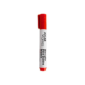MARCADOR QUADRO BRANCO RECARREGAVEL JOCAR OFFICE VERMELHO