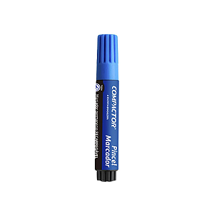 MARCADOR PERMANENTE RECARREGAVEL COMPACTOR AZUL
