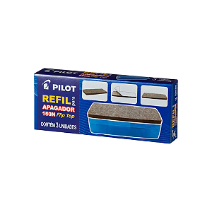 REFIL PARA APAGADOR QUADRO BRANCO PILOT 150N C/ 3 UNDS