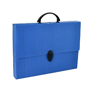 MALETA C/ALCA POLIONDA A3 3,5CM POLIBRAS AZUL