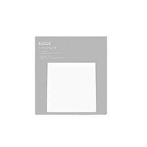 POST IT EAGLE TRANSPARENTE 75X75 100 FOLHAS
