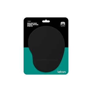 MOUSE PAD LETRON HOME OFFICE PRETO