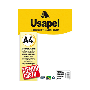 PAPEL METALIZADO USAPEL PEROLADO C/30 FOLHAS 180G
