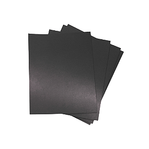 PAPEL METALIZADO KIT PRETO C/30 FOLHAS 120G