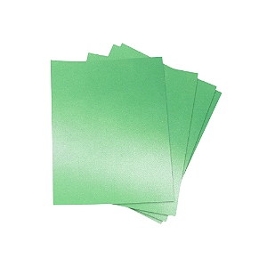 PAPEL METALIZADO VERDE AGUA C/ 30 FOLHAS 120G