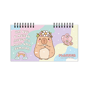 PLANNER SEMANAL LITOARTE CAPIVARA