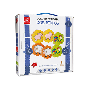 BRINQUEDO PEDAGOGICO BRINCADEIRA DE CRIANCA JOGO DA MEMORIA DOS BIXOS