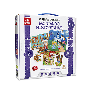 BRINQUEDO PEDAGOGICO BRINCADEIRA DE CRIANCA QUEBRA CABECA MONTANDO HISTORINHA