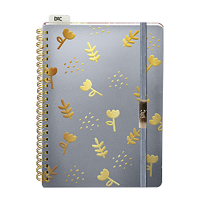 CADERNO A5 DAC FLOR ESPIRAL 80 FOLHAS