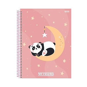 CADERNO ESPIRAL SAO DOMINGOS 1MT UNIVERSITARIO MY FRIEND 80 FOLHAS