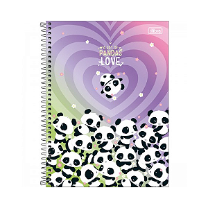 CADERNO ESPIRAL TILIBRA UNIVERSITARIO 10MT LOVELY FRIEND 160 FOLHAS