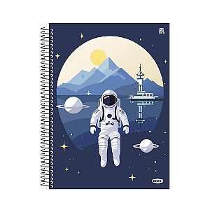 CADERNO ESPIRAL ANIMATIVA 12MT UNIVERSITARIO BOM D+ MASCULINO 192 FOLHAS