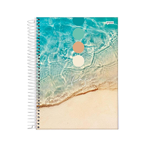 CADERNO ESPIRAL JANDAIA 12MT UNIVERSITARIO PAZ 192 FOLHAS