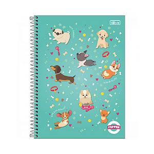 CADERNO ESPIRAL TILIBRA 16MT UNIVERSITARIO PEPPER FEMININO 256 FOLHAS