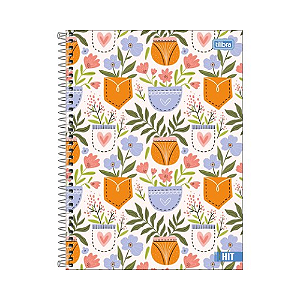 CADERNO ESPIRAL TILIBRA 20MT UNIVERSITARIO HIT FEMININO 320 FOLHAS