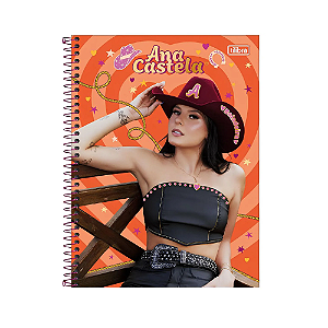 CADERNO ESPIRAL TILIBRA 1MT UNIVERSITARIO ANA CASTELA 80 FOLHAS