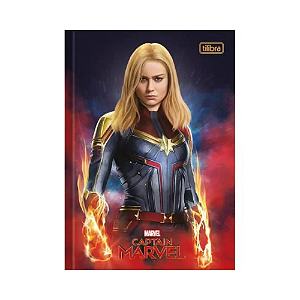 CADERNO BROCHURA TILIBRA CAPTAIN MARVEL 80 FOLHAS