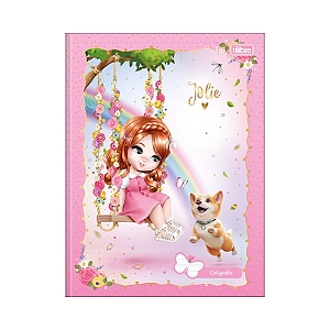 CADERNO BROCHURA CALIGRAFIA TILIBRA JOLIE 40 FOLHAS