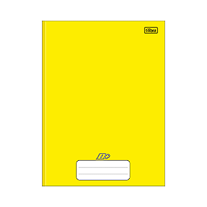 CADERNO BROCHURA TILIBRA D+ AMARELO 48 FOLHAS
