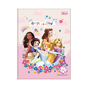 CADERNO BROCHURA QUADRICULADO TILIBRA PRINCESS 1X1 40 FOLHAS