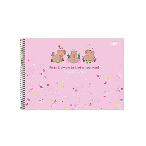 CADERNO ESPIRAL CARTOGRAFIA TILIBRA MELLOW 80 FOLHAS