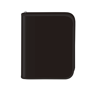 FICHARIO ZIPER DAC ALL BLACK