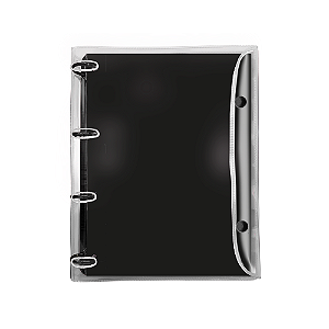 FICHARIO PVC CRISTAL DAC ALL BLACK