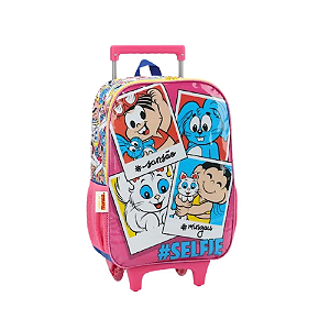 MOCHILA DE RODINHA LUXCEL TURMA DA MONICA 1 ZIPER