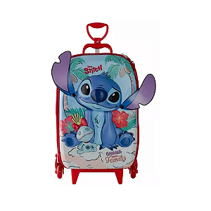 MOCHILA DE RODINHA MAXTOY STITCH
